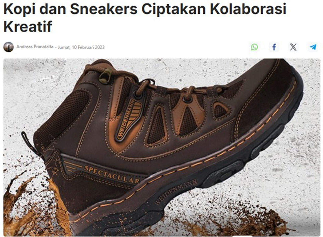 Kopi dan Sneakers Ciptakan Kolaborasi Kreatif