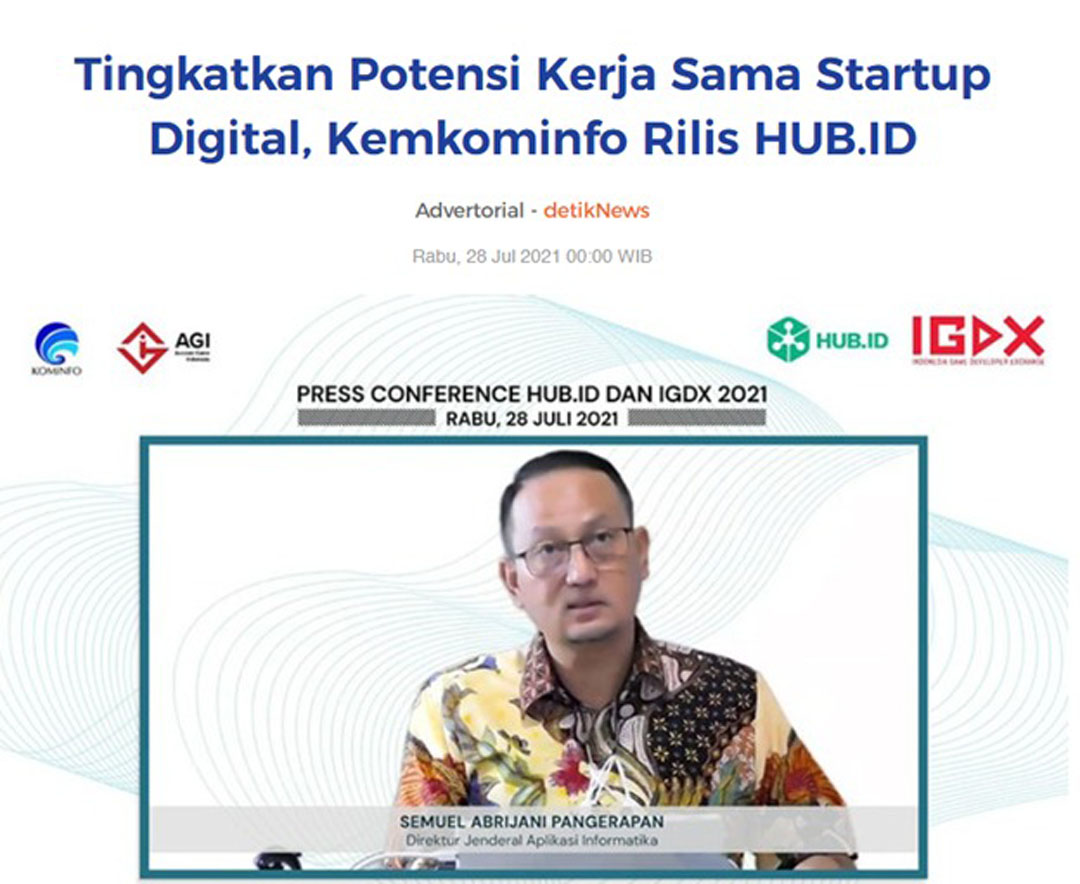 Tingkatkan Potensi Kerja Sama Startup Digital, Kemkominfo Rilis HUB.ID