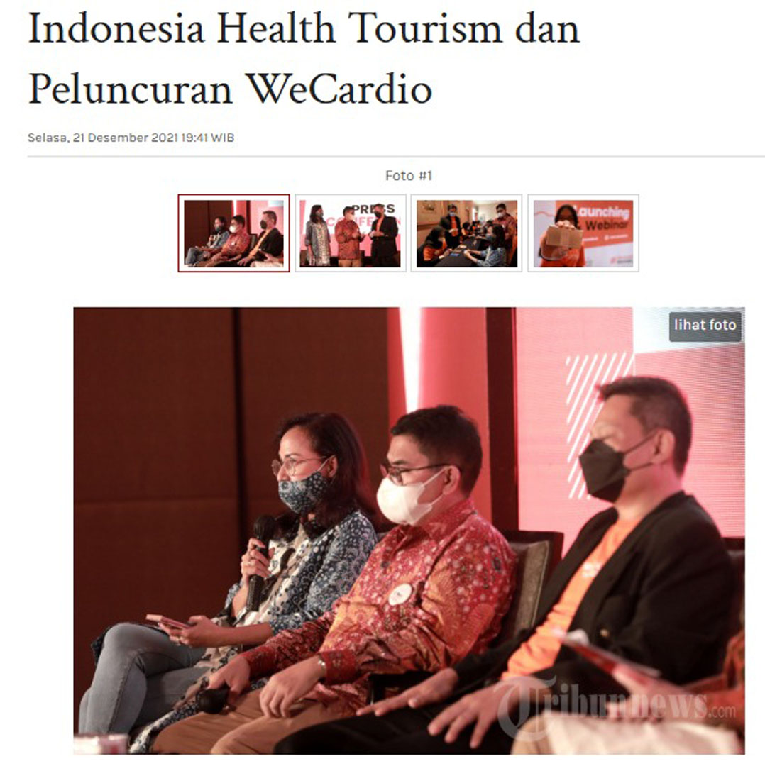 Indonesia Health Tourism dan Peluncuran WeCardio